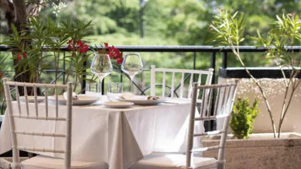 Terraza panorámica en altura